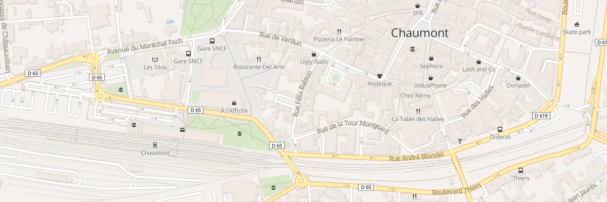 Plan du 29 Rue Félix Bablon à Chaumont
