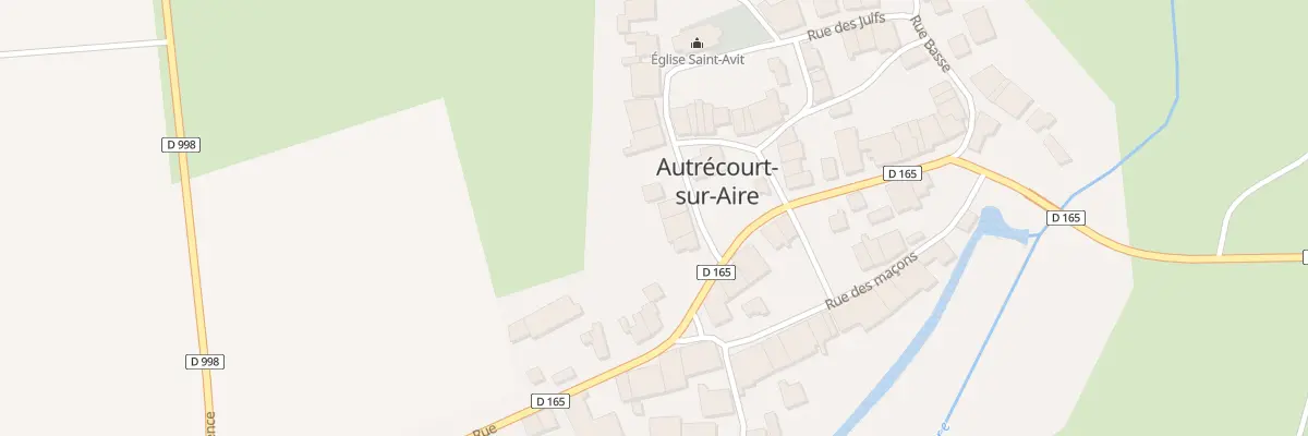Plan du 16B Rue de l’Eglise à Autrécourt-sur-Aire