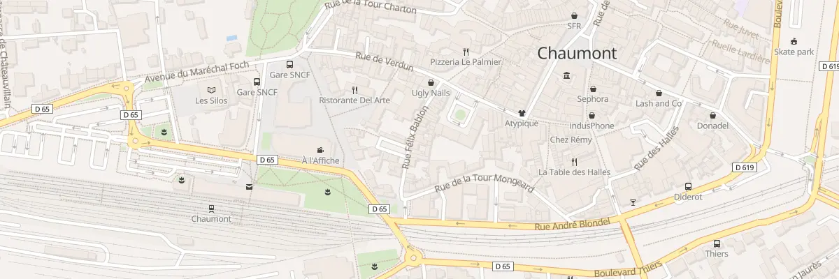 Plan du 25 Rue Félix Bablon à Chaumont