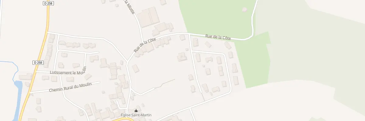 Plan du 4 Imp du Clos Saint Martin à Viéville