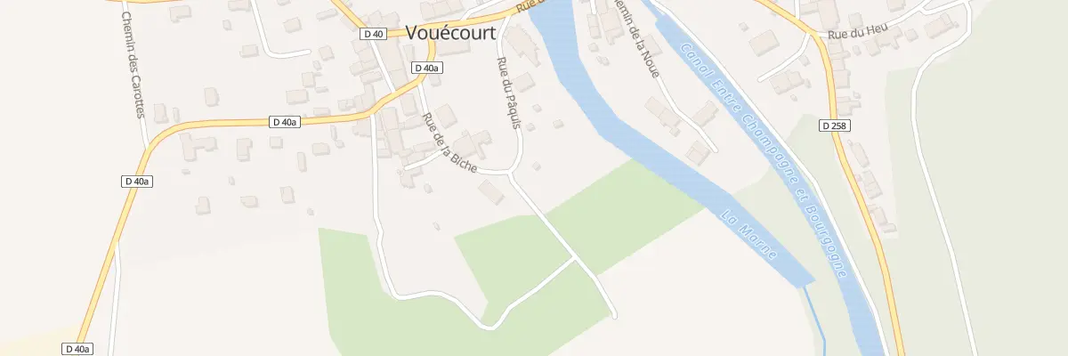 Plan du 9 Rue du Paquis à Vouécourt