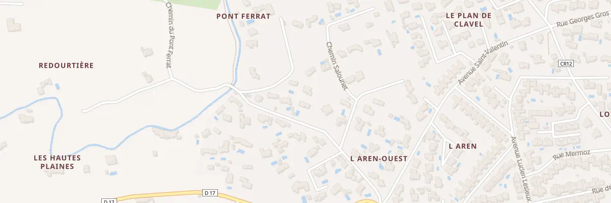 Plan du 204 Che du Pont Ferrat à Pélissanne