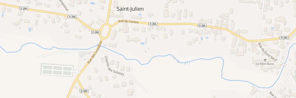Plan du 10B Rue du Centre à Saint-Julien