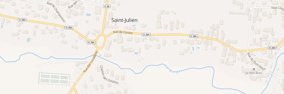 Plan du 10 Rue du Centre à Saint-Julien