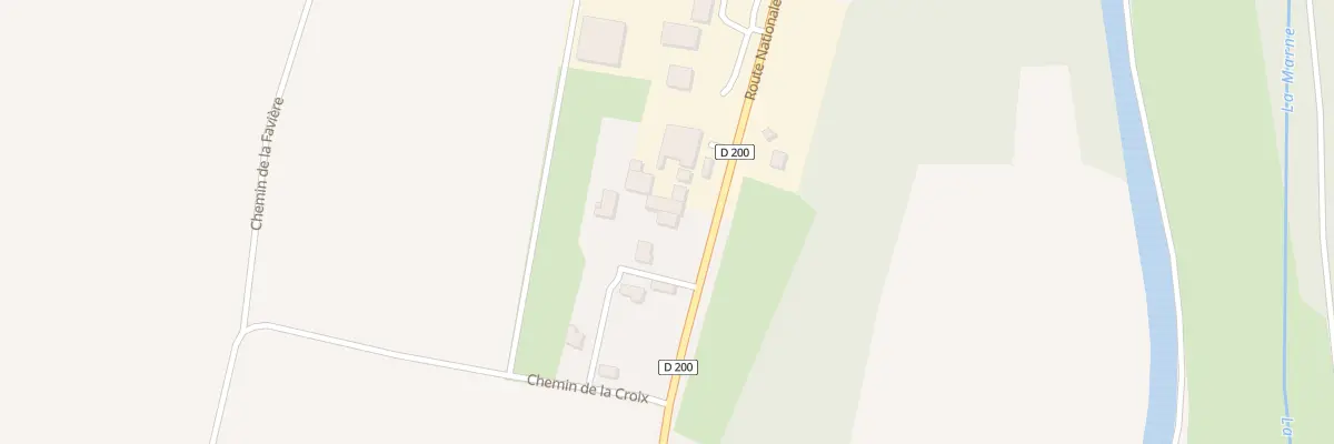 Plan du 9 Route Nationale 67 à Brethenay