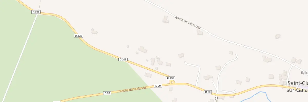 Plan du 62 Rte du Grand Serre à Saint-Clair-sur-Galaure