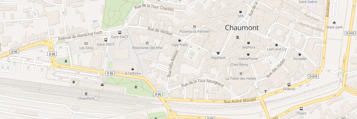 Plan du 19 Rue Félix Bablon à Chaumont