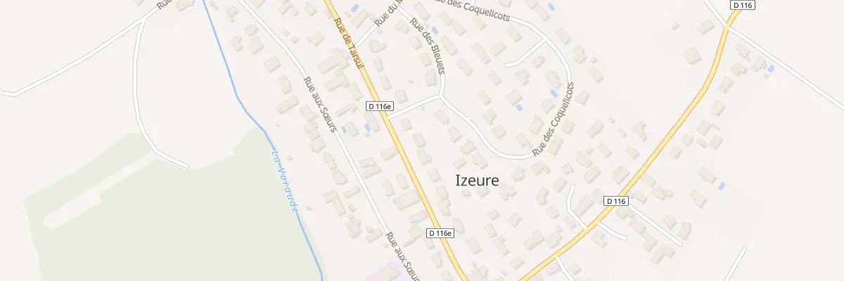 Plan du 14 Rue de Tarsul à Izeure