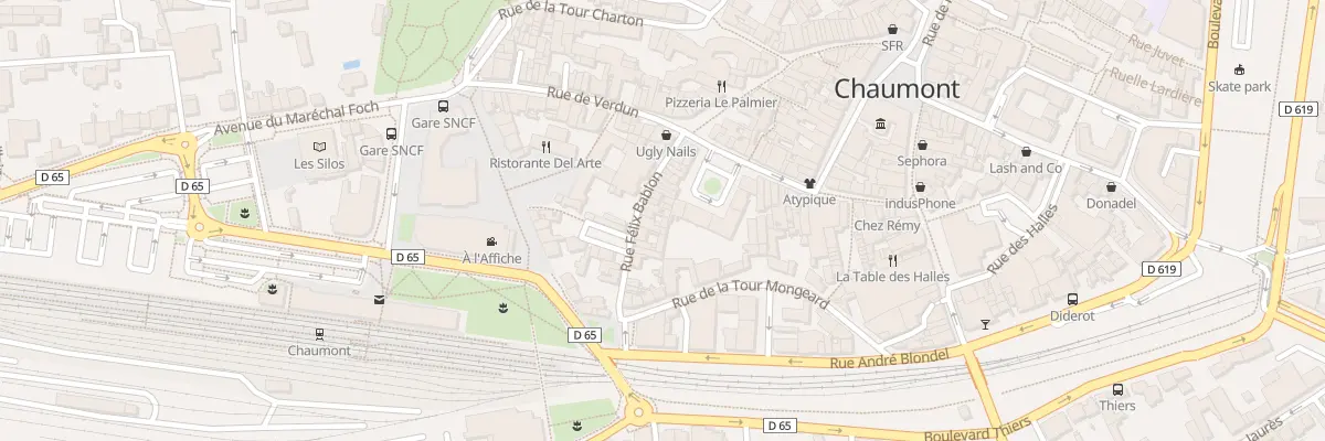 Plan du 23 Rue Félix Bablon à Chaumont