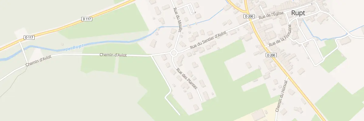 Plan du 13 Rue du Sentier d’Aviot à Rupt