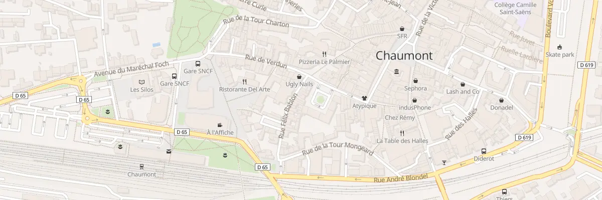 Plan du 13 Rue Félix Bablon à Chaumont