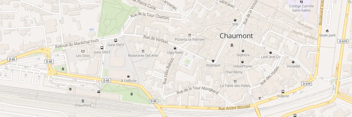 Plan du 9 Rue Félix Bablon à Chaumont