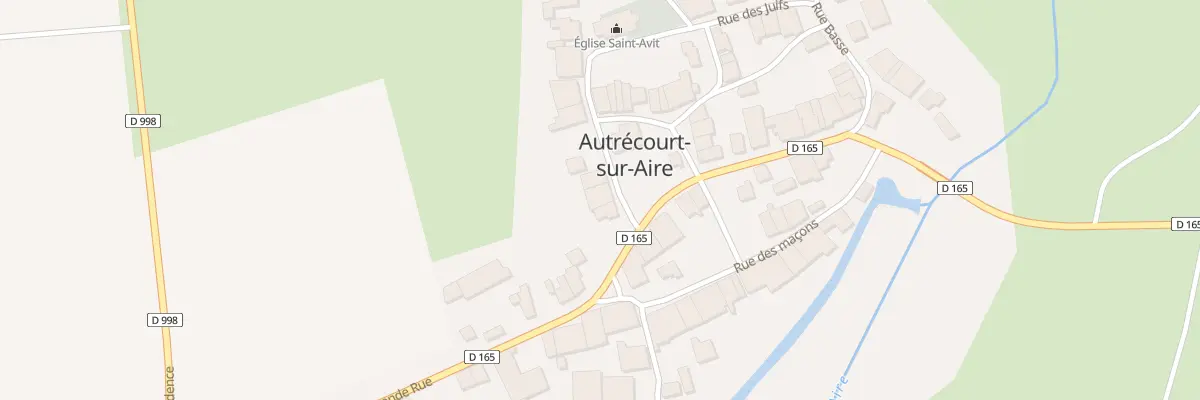 Plan du 18 Rue de l’Eglise à Autrécourt-sur-Aire