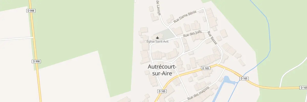 Plan du 1 Rue de la Jacquette à Autrécourt-sur-Aire