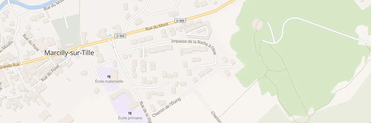 Plan du 30 Imp de la Roche à l’Ane à Marcilly-sur-Tille