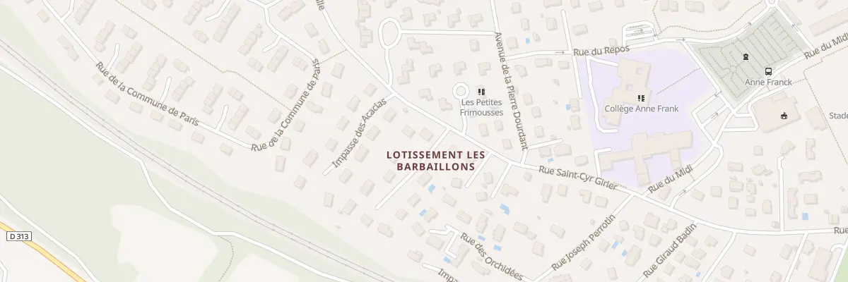 Plan du 113 Av General de Gaulle à La Verpillière