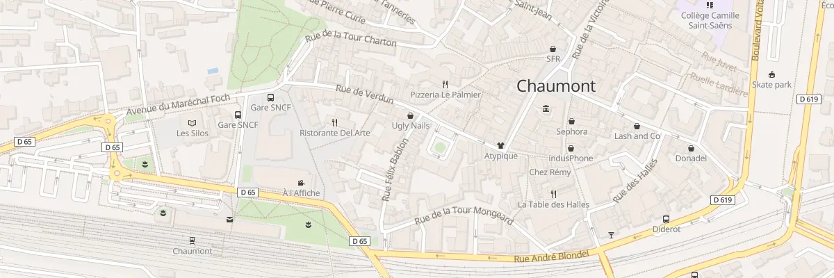 Plan du 7 Rue Félix Bablon à Chaumont