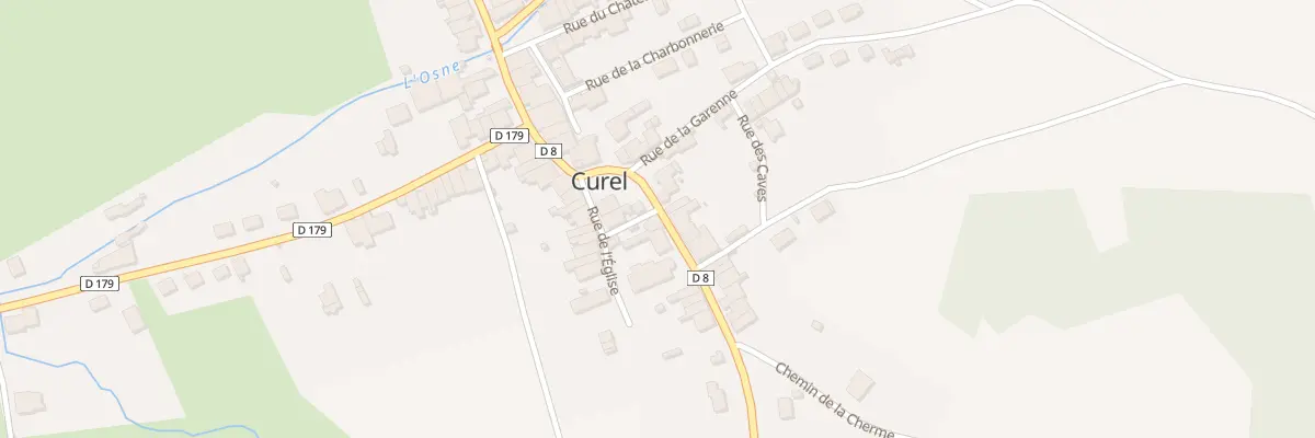 Plan du 2 Rue de la Mairie à Curel
