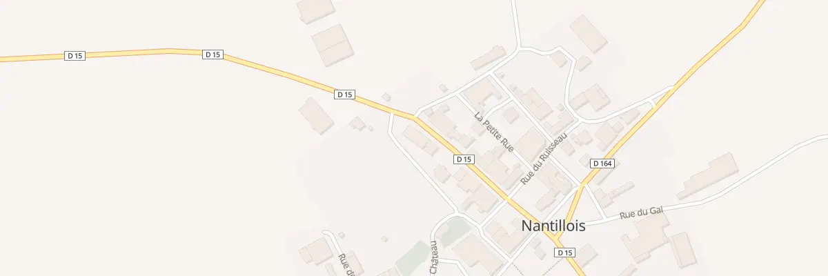 Plan du 13 Gr La Grande Rue à Nantillois