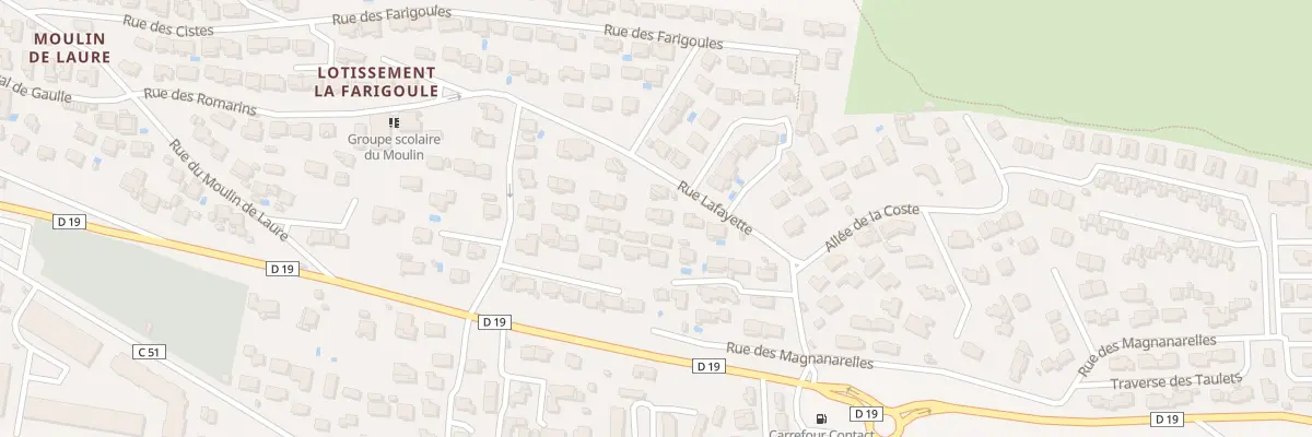 Plan du 191 Rue Lafayette à Lançon-Provence
