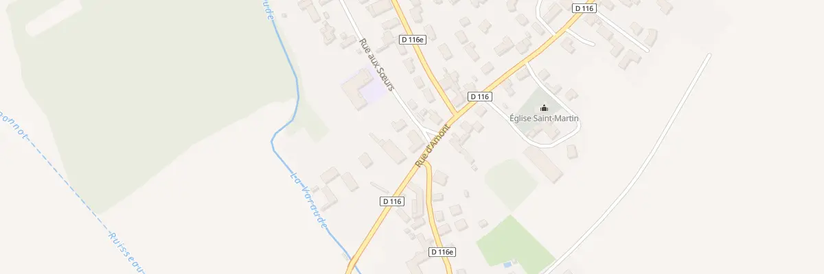 Plan du 1B Rue aux Soeurs à Izeure