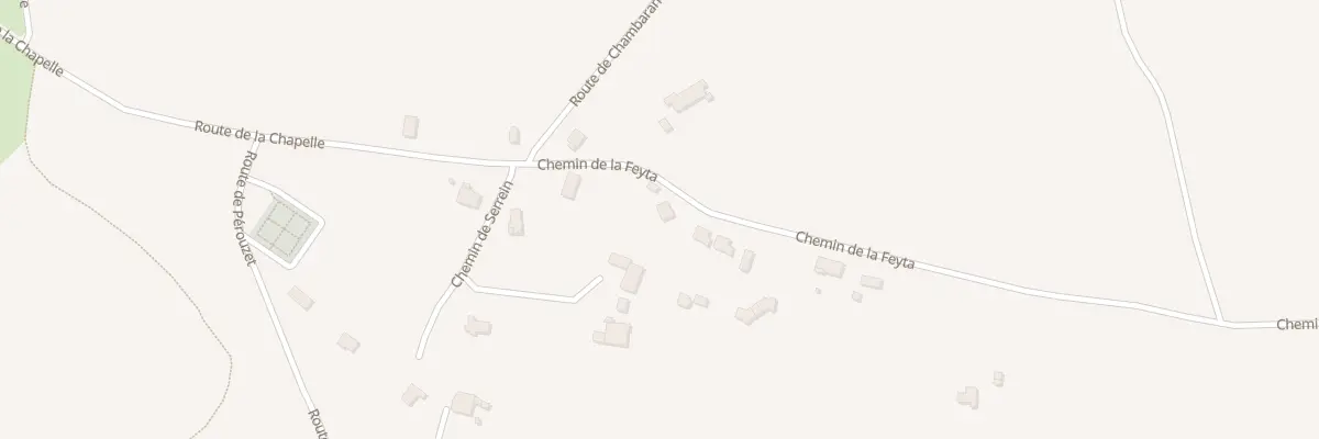 Plan du 100 Che de la Feyta à Saint-Clair-sur-Galaure