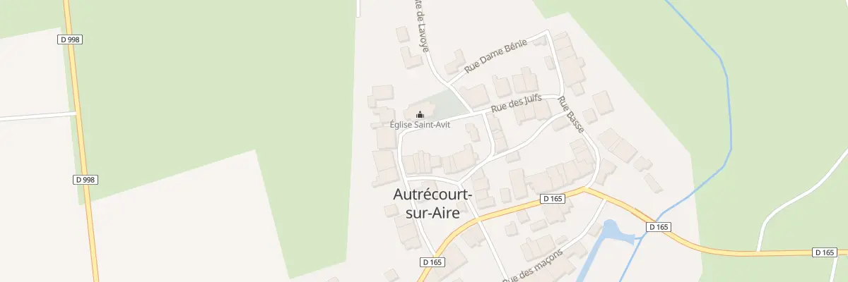 Plan du 7 Rue de la Jacquette à Autrécourt-sur-Aire