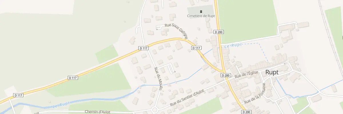 Plan du 5 Rue du Moulin à Rupt