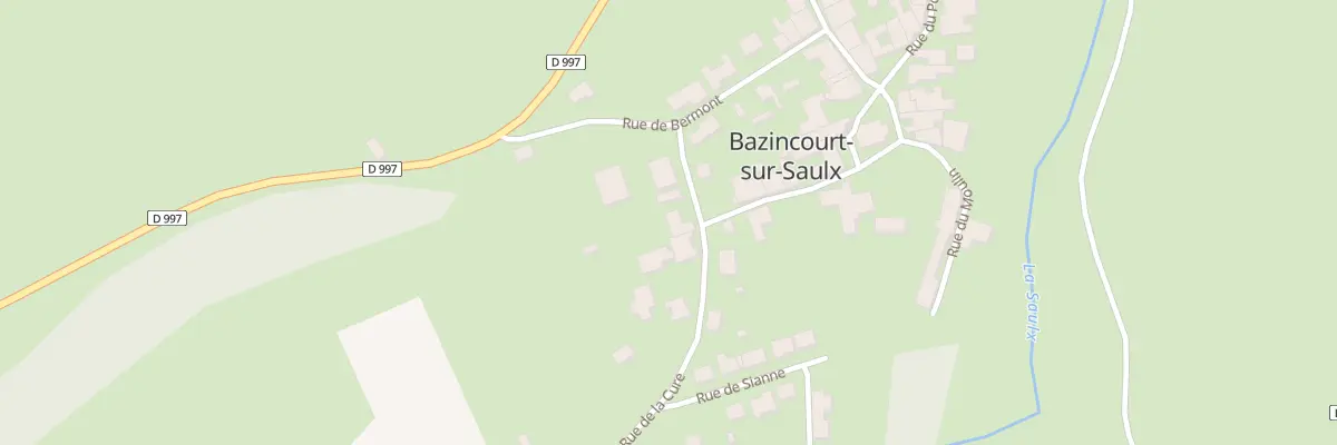 Plan du 4 Rue de la Cure à Bazincourt-sur-Saulx