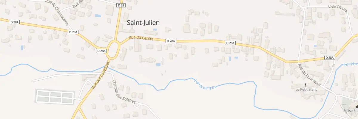 Plan du 12B Rue du Centre à Saint-Julien