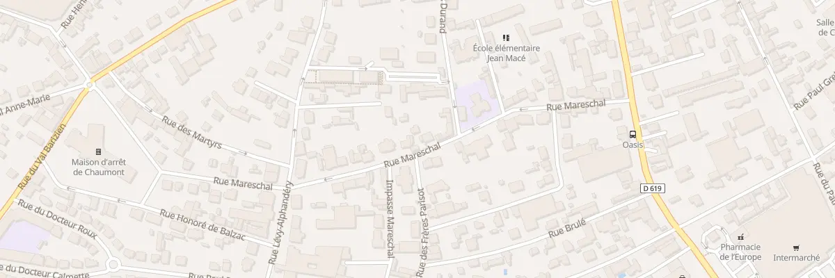 Plan du 26 Rue Mareschal à Chaumont
