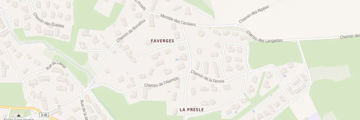 Plan du 259 Che de la Presle à Buellas