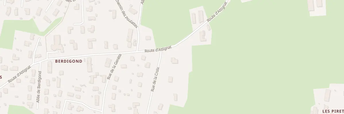 Plan du 312 Rue de la Croix à Polliat