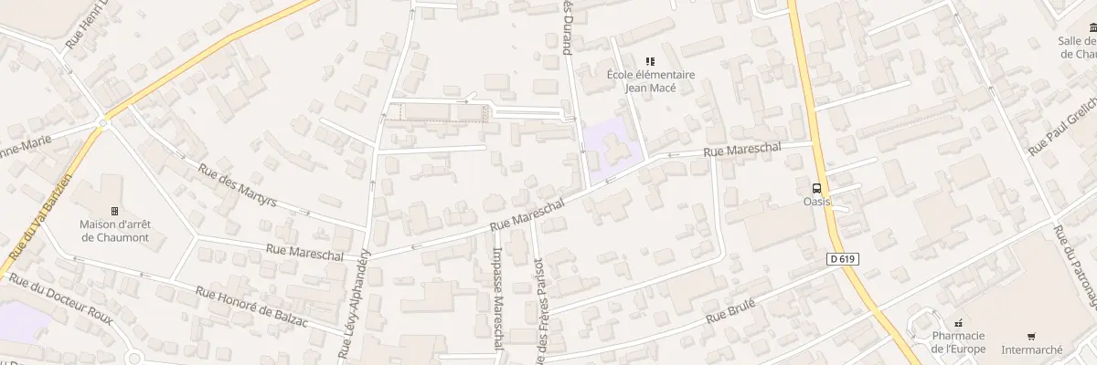 Plan du 24 Rue Mareschal à Chaumont