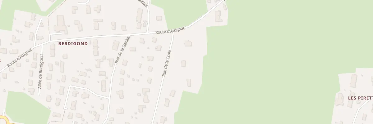 Plan du 228 Rue de la Croix à Polliat