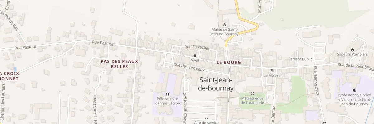 Plan du 87 Rue de la République à Saint-Jean-de-Bournay