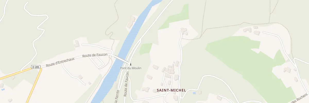 Plan du 9002 Saint Michel à Entrechaux