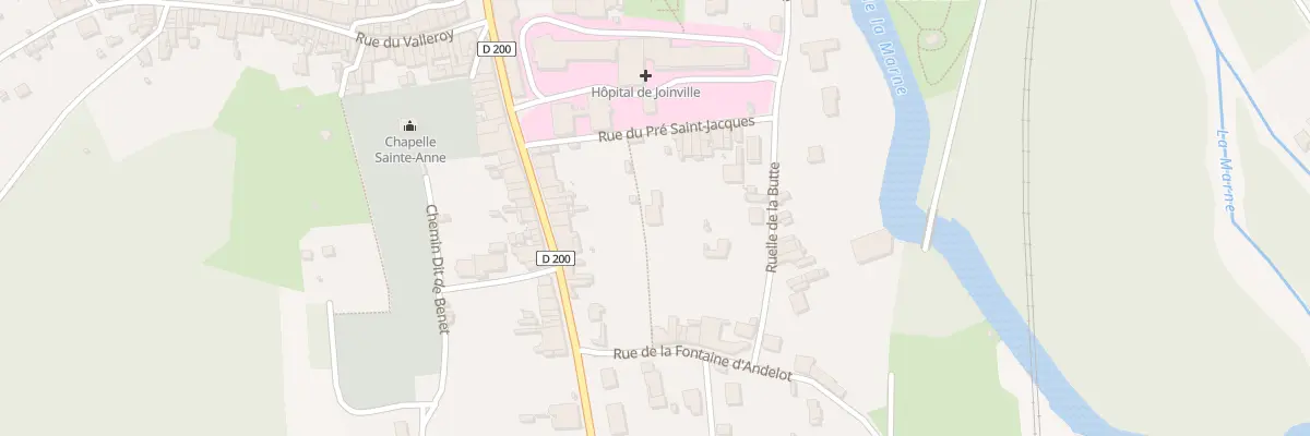 Plan du 17 Rue du Pré Saint Jacques à Joinville