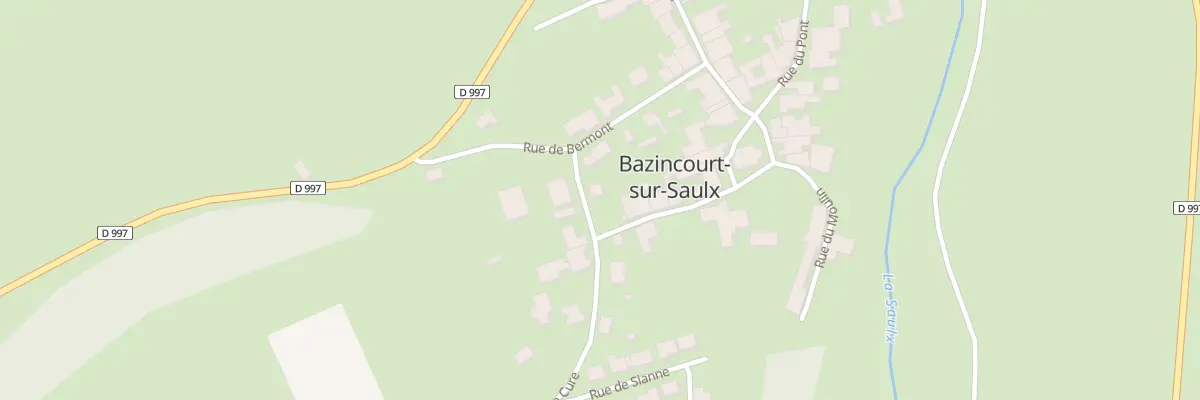 Plan du 1 Rue de la Cure à Bazincourt-sur-Saulx