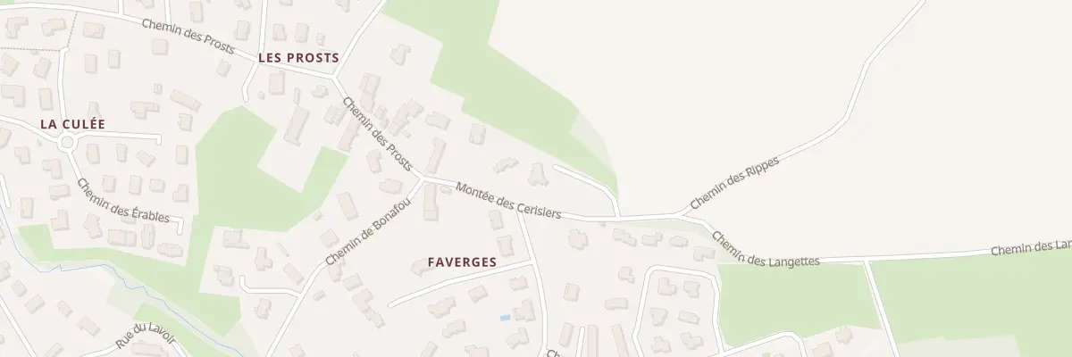 Plan du 83 Mte des Cerisiers à Buellas