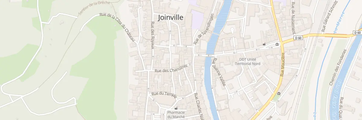 Plan du 4 Rue des Chanoines à Joinville