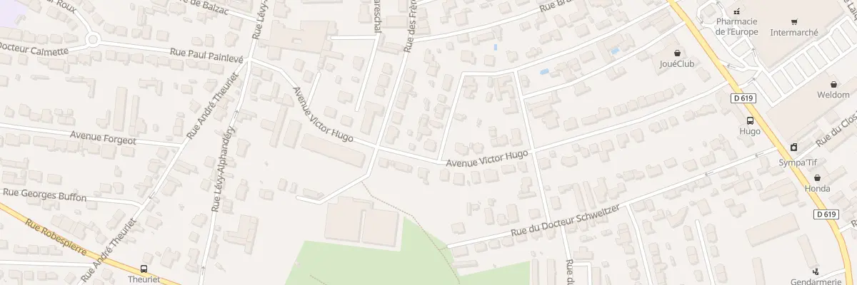Plan du 32 Av Victor Hugo à Chaumont
