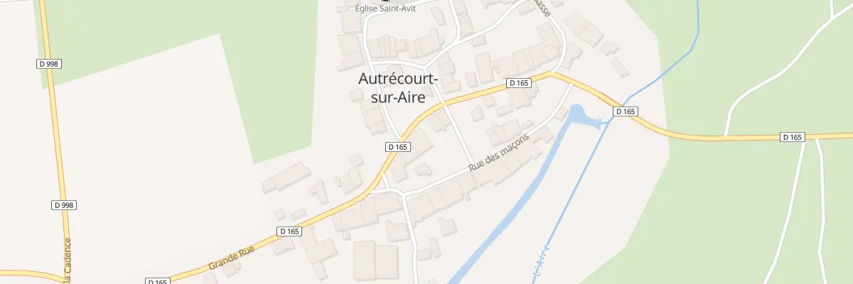 Plan du 22 Gr Grand Rue à Autrécourt-sur-Aire