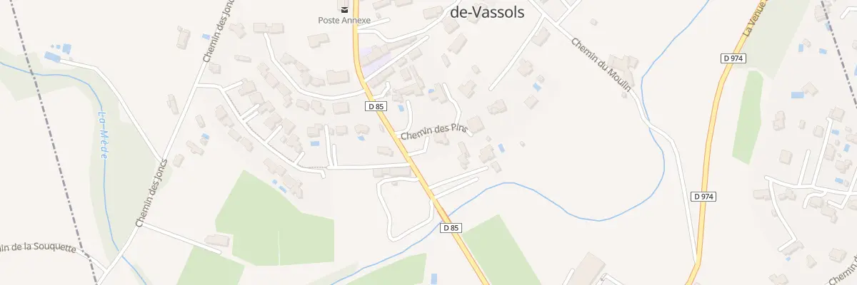 Plan du 221 Che des Pins à Saint-Pierre-de-Vassols