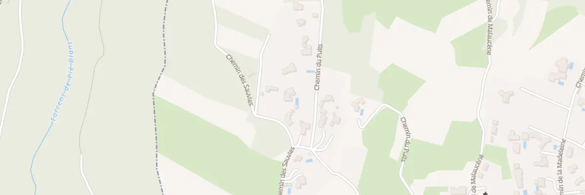 Plan du 586 Che des Sauvies à Crillon-le-Brave