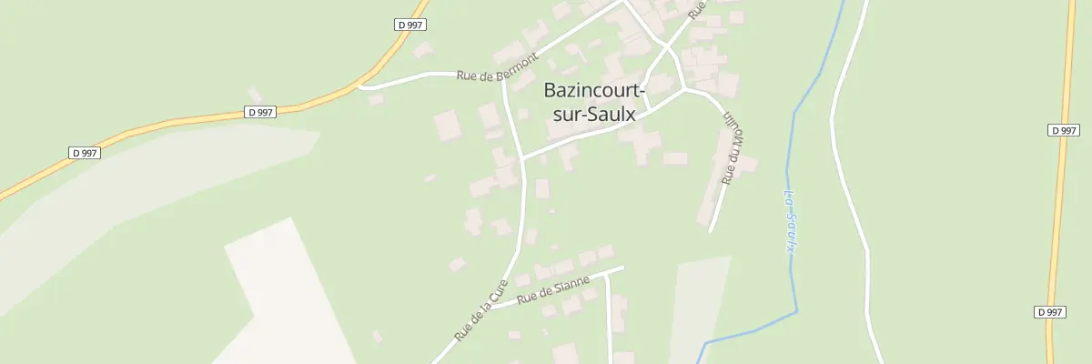 Plan du 5 Rue de la Cure à Bazincourt-sur-Saulx