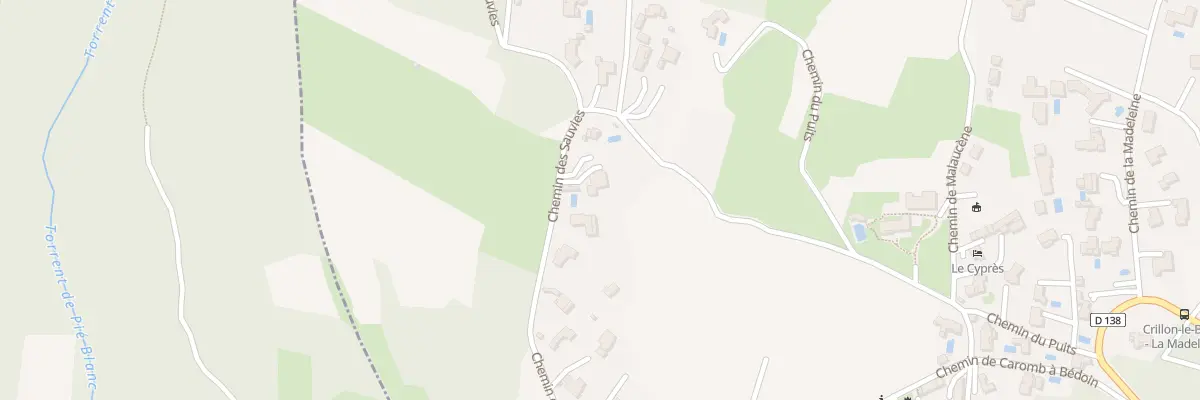 Plan du 490 Che des Sauvies à Crillon-le-Brave