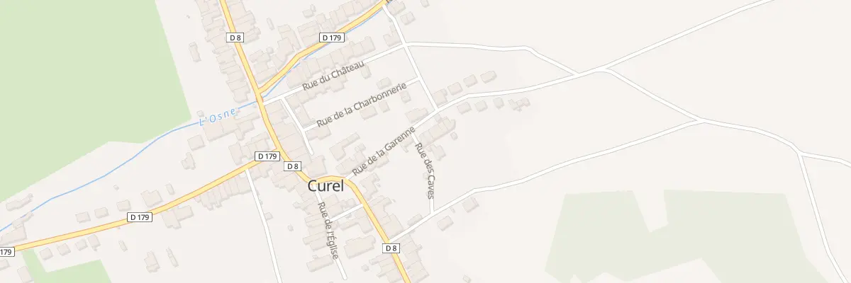 Plan du 1 Rue des Caves à Curel