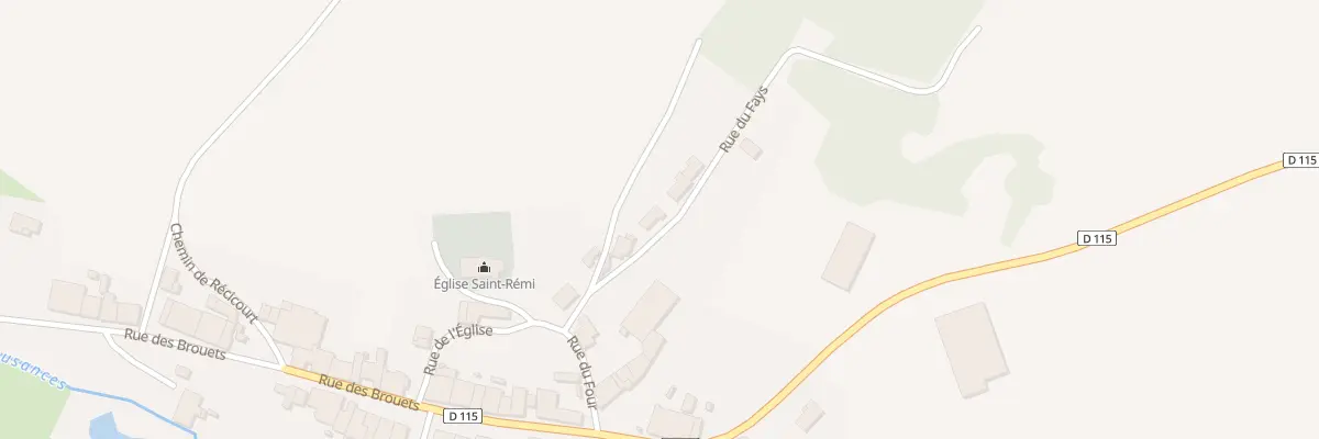 Plan du 7 Rue du Fays à Brabant-en-Argonne