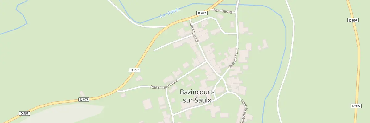 Plan du 6 Rue de Bermont à Bazincourt-sur-Saulx